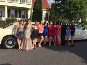 prom limousine service guests